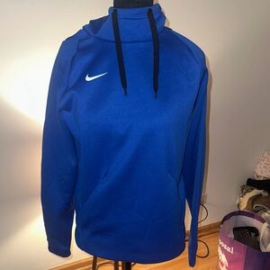 Nike Blue Hoodie with Black Accents